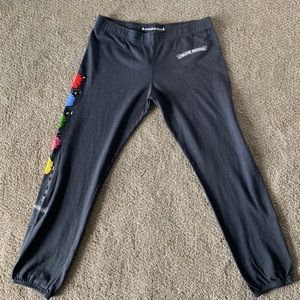 Chrome Hearts XS Grey Sweatpants